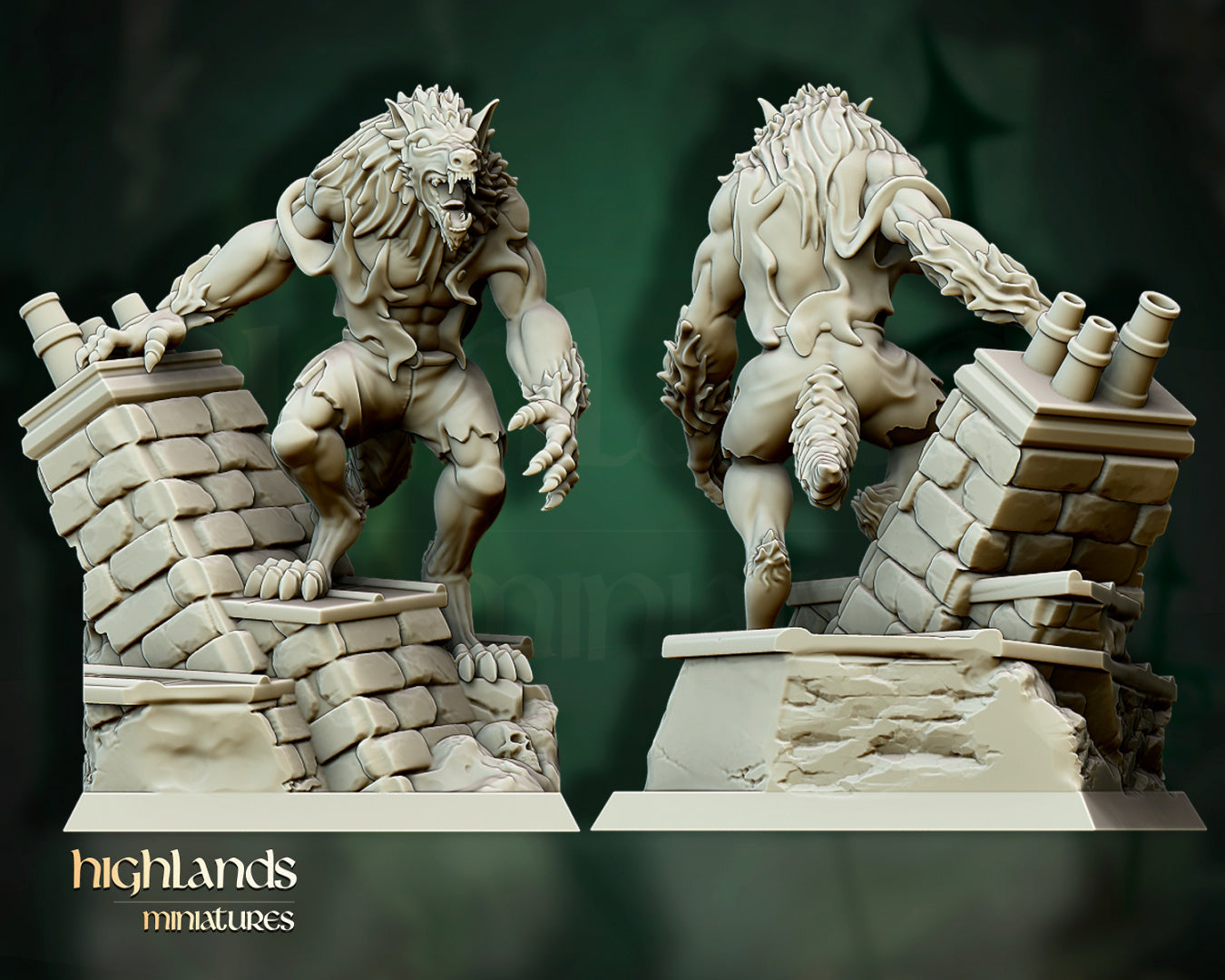 Transilvanya Werewolves Unit 3x - Highlands Miniatures
