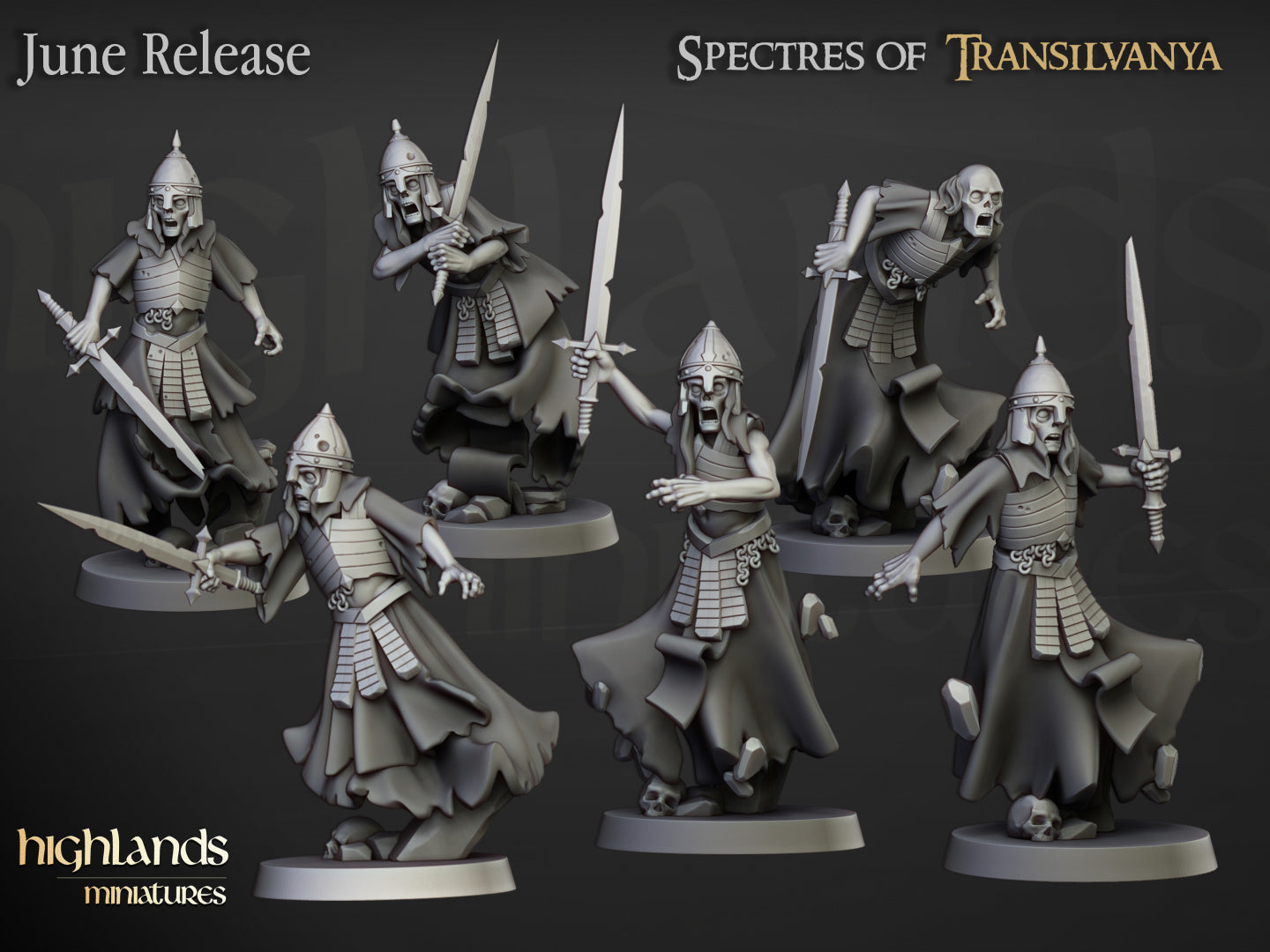 Transilvanya Wraith Unit 6x - Highlands Miniatures