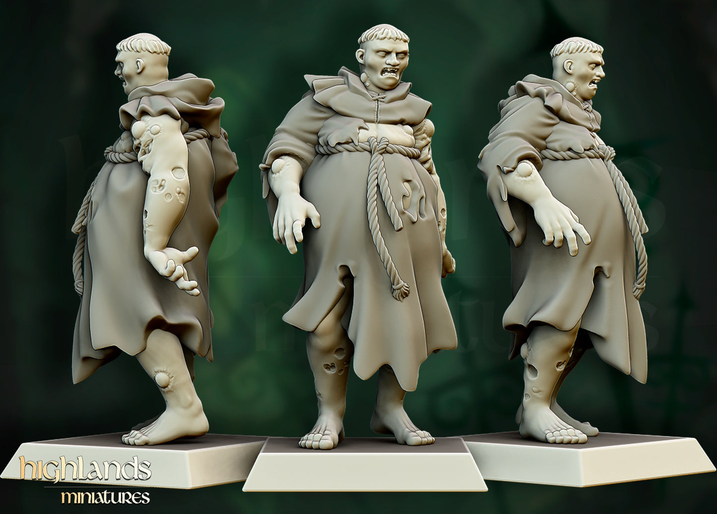 Transilvanya Zombie Villagers 8x - Highlands Miniatures