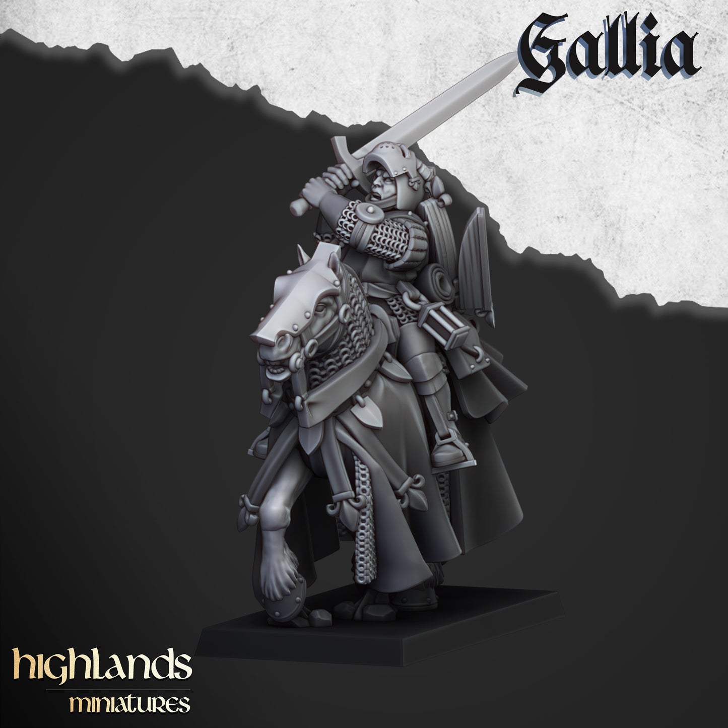 Gallia Questing Knights 8x - Highlands Miniatures