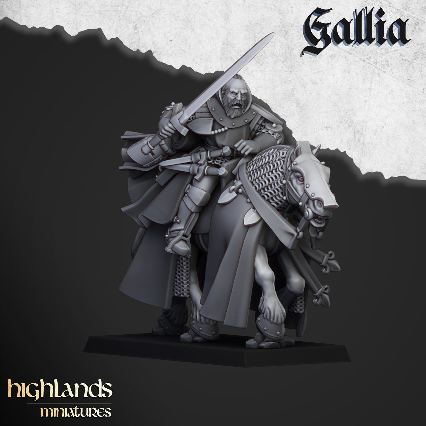 Gallia Questing Knights 8x - Highlands Miniatures