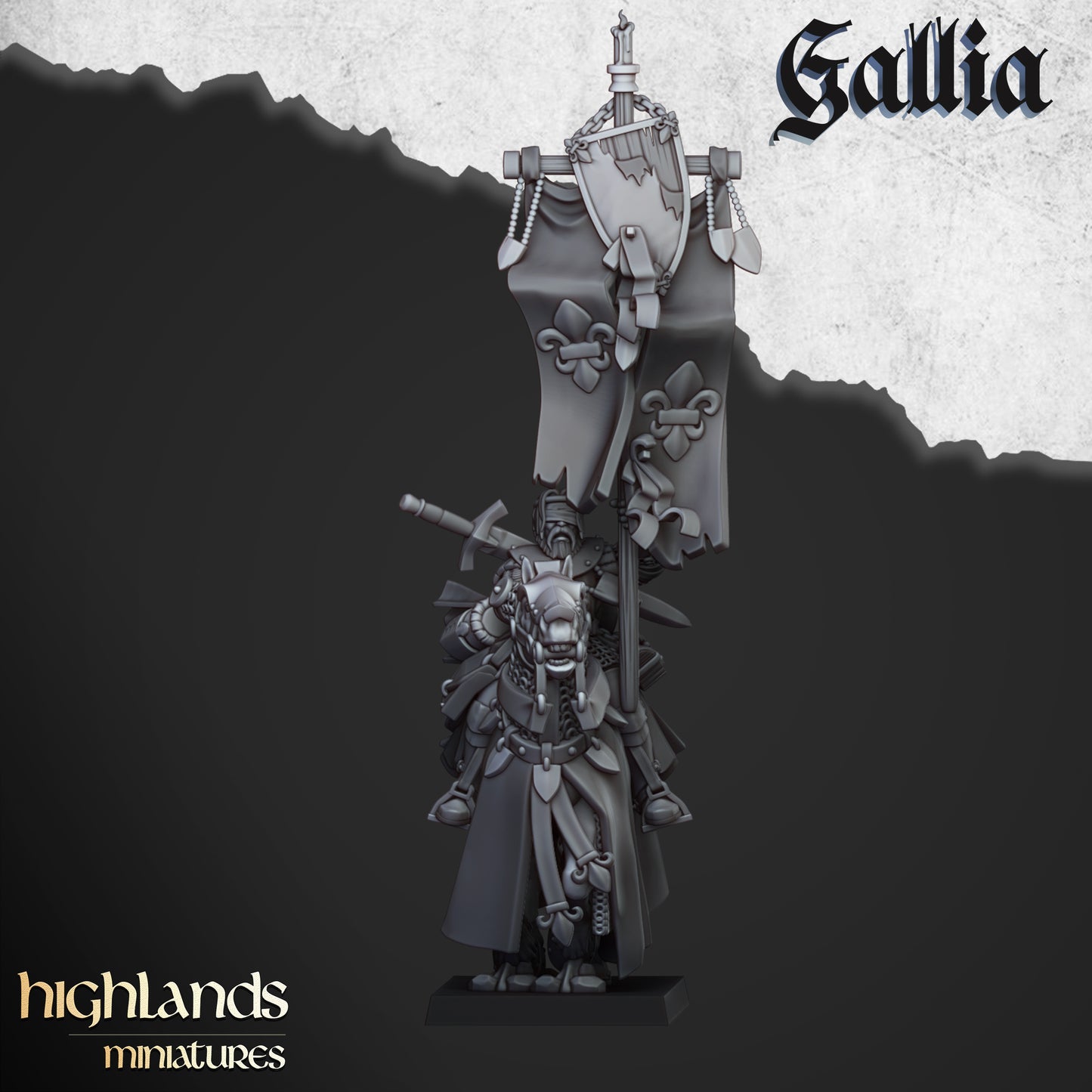 Gallia Questing Knights 8x - Highlands Miniatures