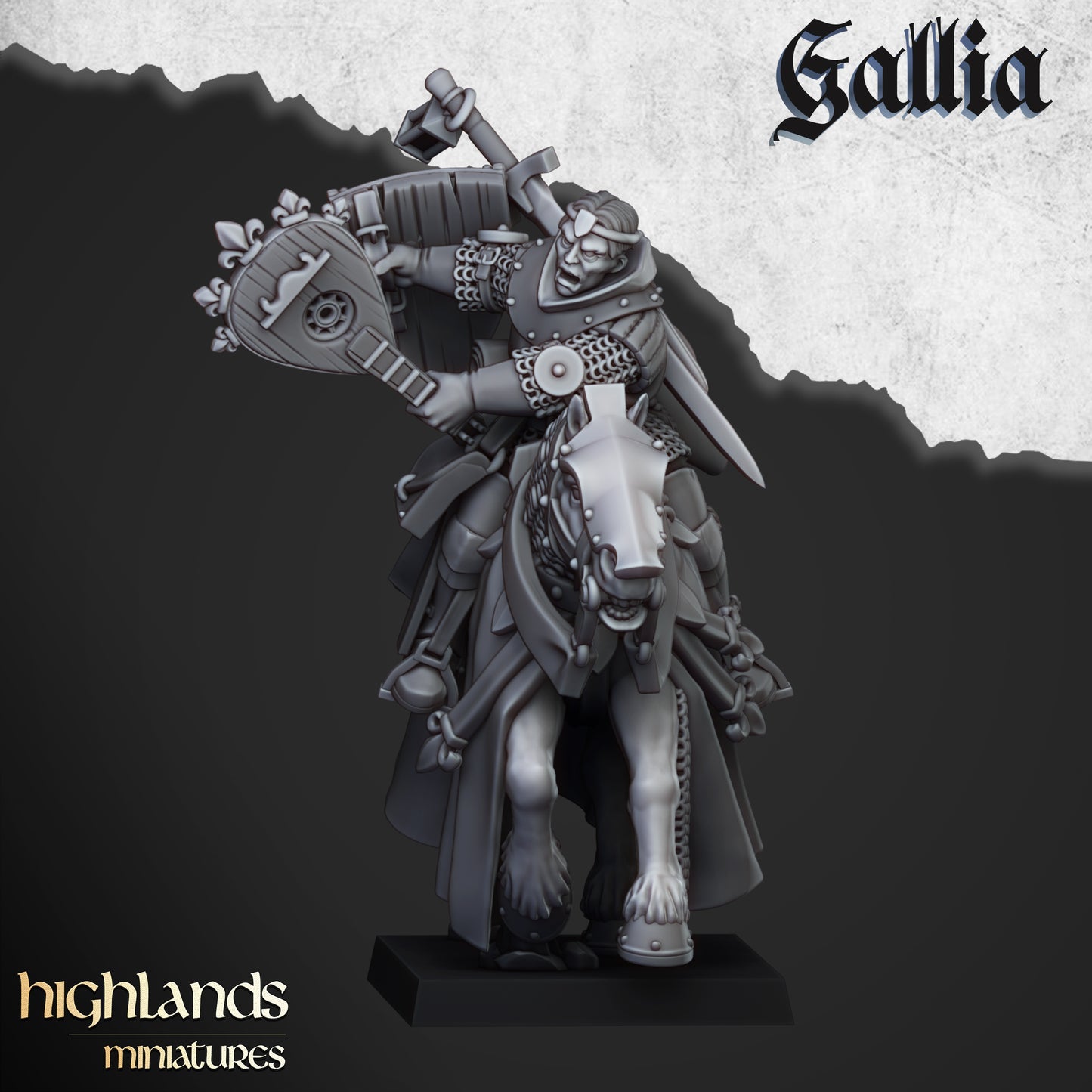 Gallia Questing Knights 8x - Highlands Miniatures