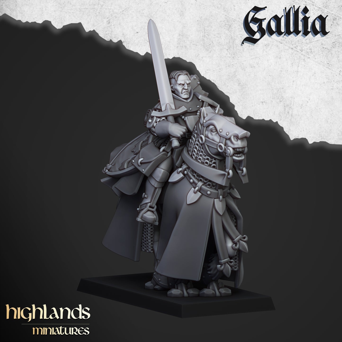 Gallia Questing Knights 8x - Highlands Miniatures