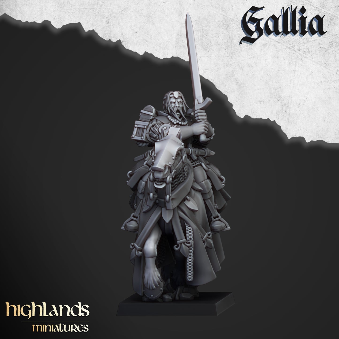 Gallia Questing Knights 8x - Highlands Miniatures