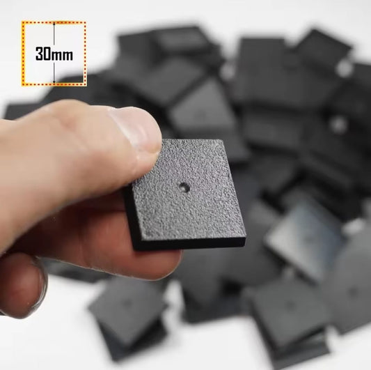 30x30mm square Bases