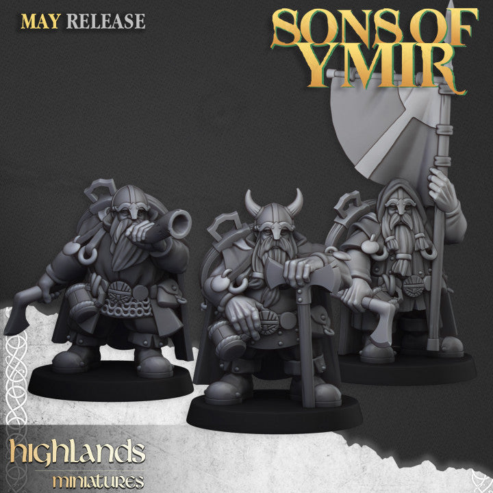 Dwarf Rangers 22x - Highlands Miniatures