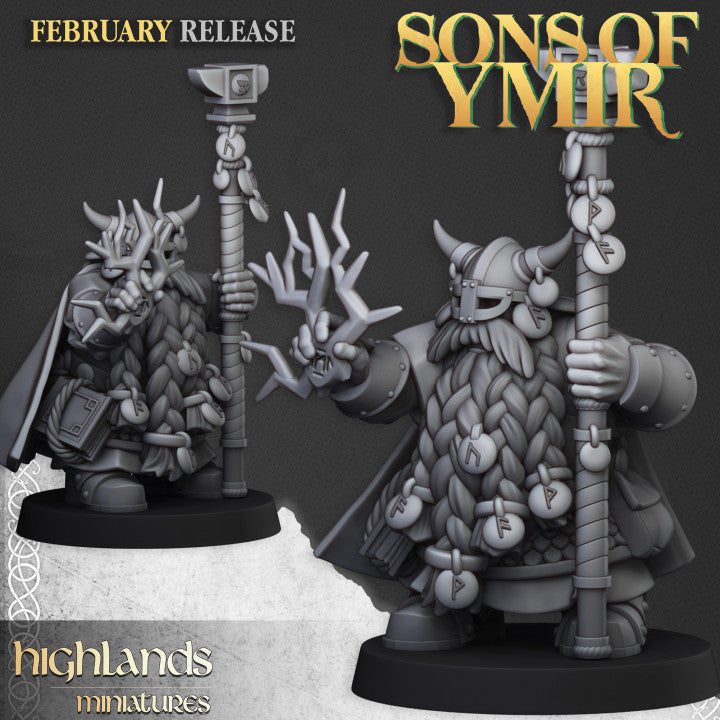 Dwarf Runemasters - Highlands Miniatures