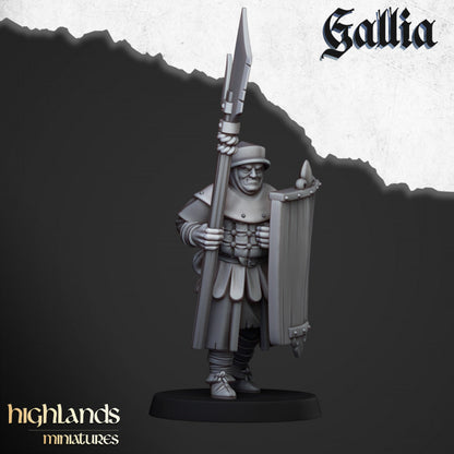 Gallia Men at Arms 20x - Highlands Miniatures