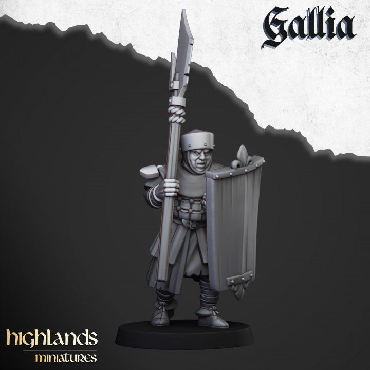 Gallia Men at Arms 20x - Highlands Miniatures