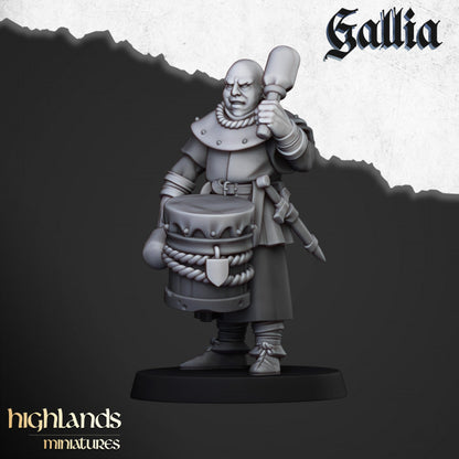 Gallia Men at Arms 20x - Highlands Miniatures