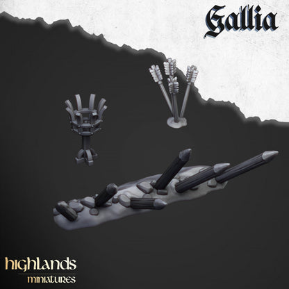 Gallia Archers 12x - Highlands Miniatures