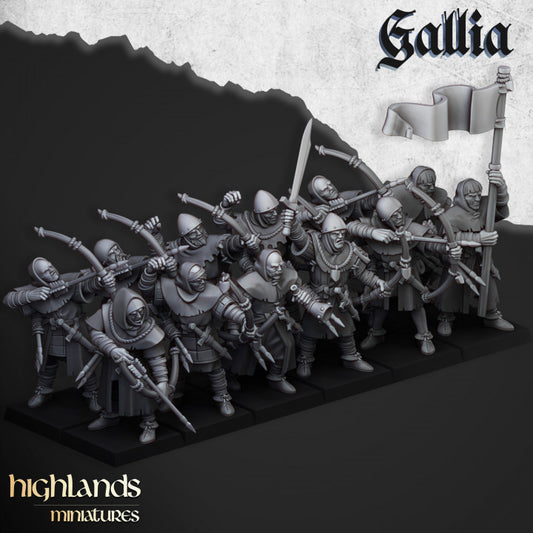 Gallia Archers 12x - Highlands Miniatures