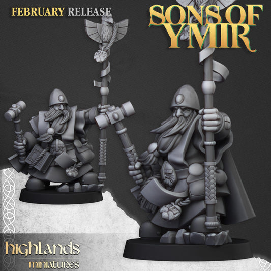Dwarf Runepriests - Highlands Miniatures