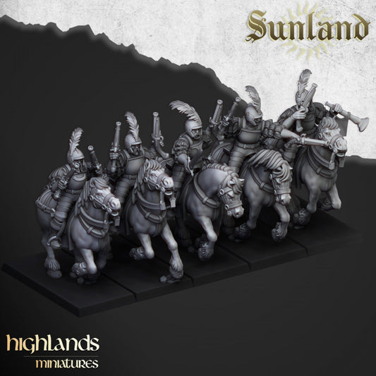 Sunland Pistoleers 5x - Highlands Miniatures
