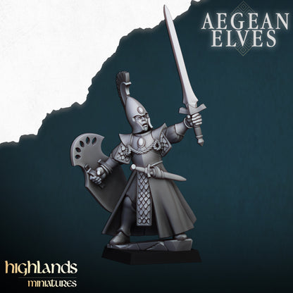Aegean Elves Spearmen 15x- Highlands Miniatures