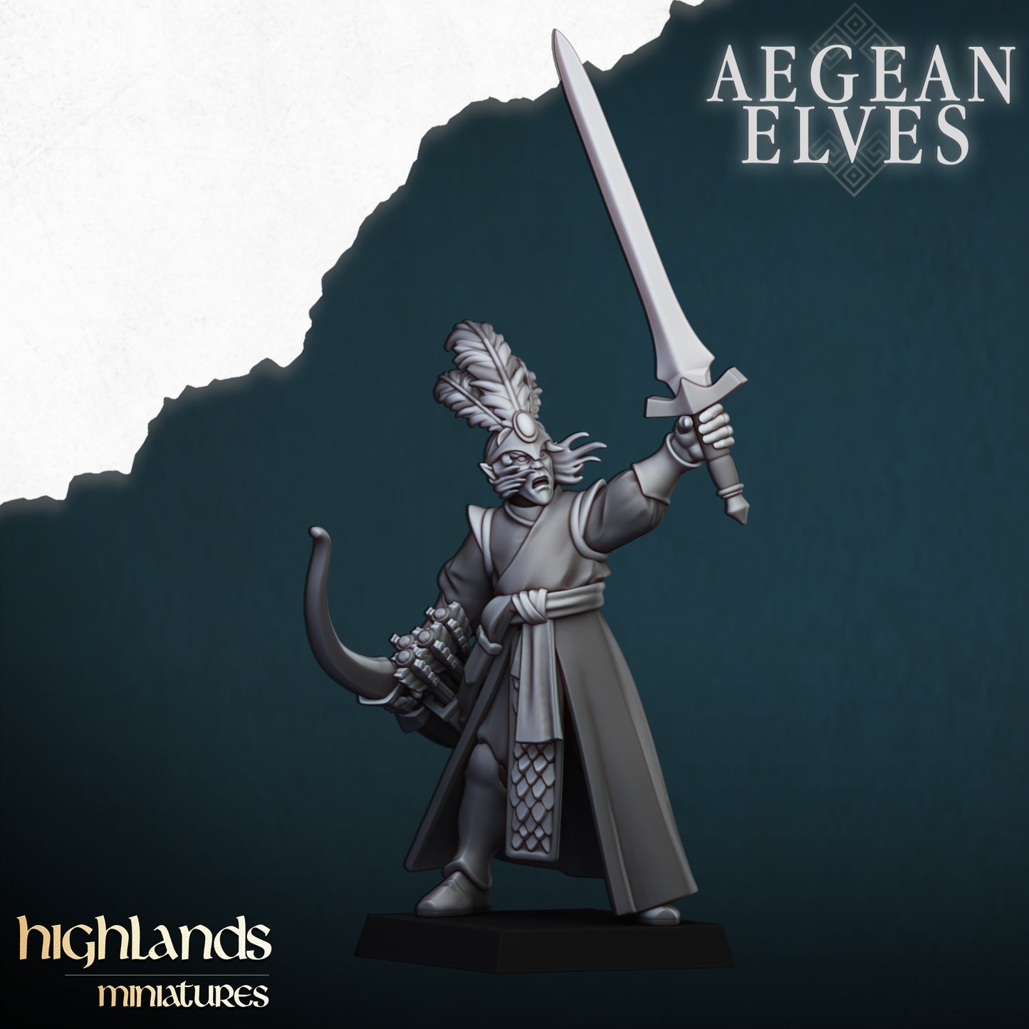 Aegean Elves Archers 12x- Highlands Miniatures