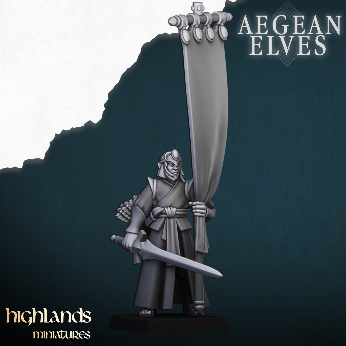 Aegean Elves Archers 12x- Highlands Miniatures