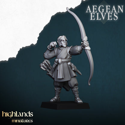 Aegean Elves Archers 12x- Highlands Miniatures