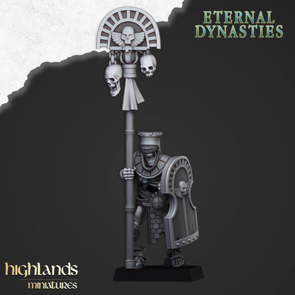 Eternal Dynasties Ancient Guard with Halberds 10x - Highlands Miniatures