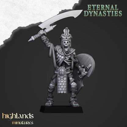 Eternal Dynasties Ancient Guard with Halberds 10x - Highlands Miniatures