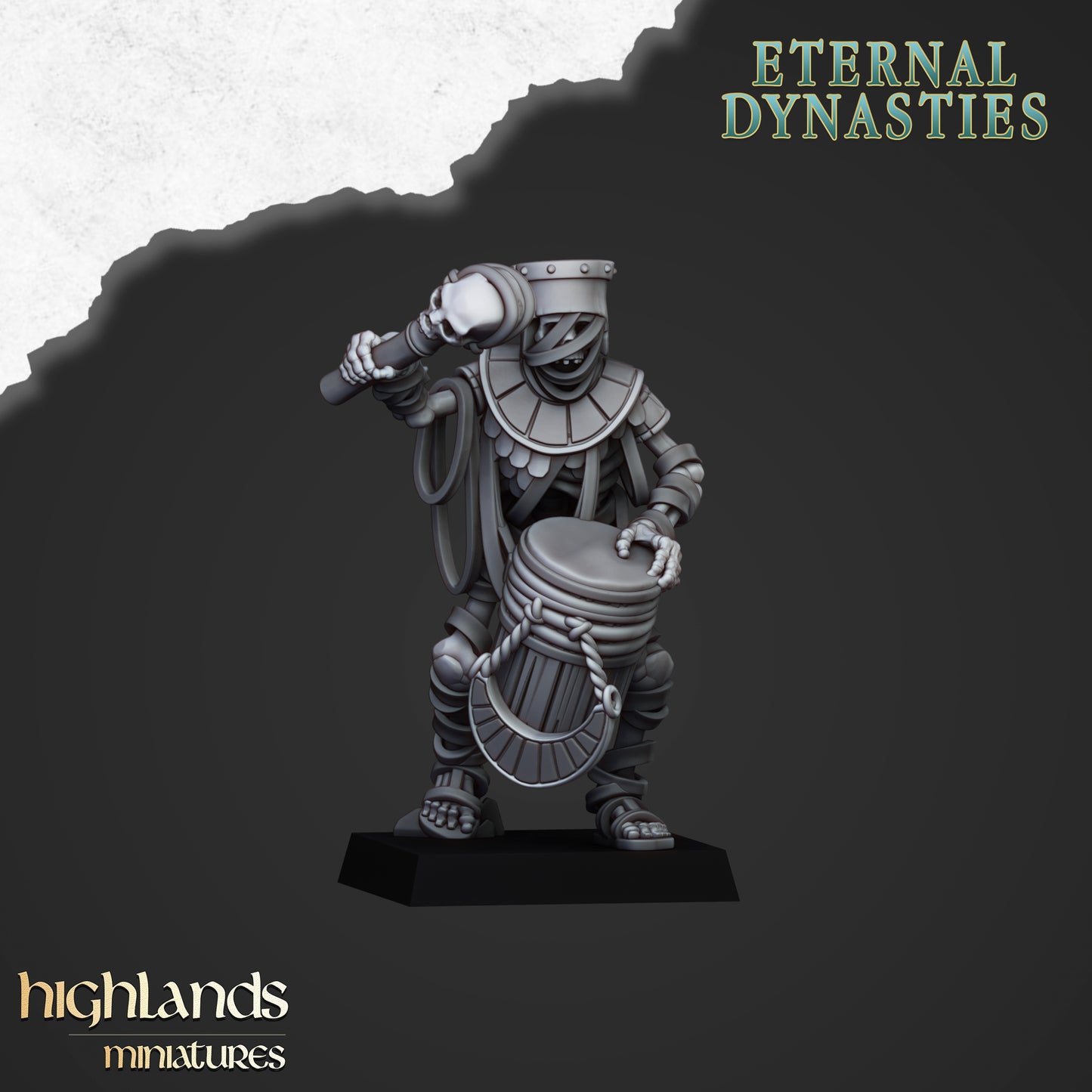 Eternal Dynasties Ancient Guard with Halberds 10x - Highlands Miniatures
