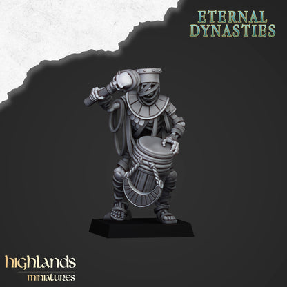 Eternal Dynasties Ancient Guard with Halberds 10x - Highlands Miniatures