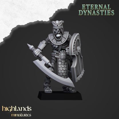 Eternal Dynasties Ancient Guard with hand weapons 10x - Highlands Miniatures