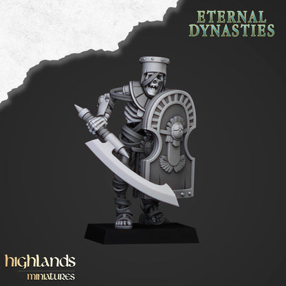 Eternal Dynasties Ancient Guard with hand weapons 10x - Highlands Miniatures