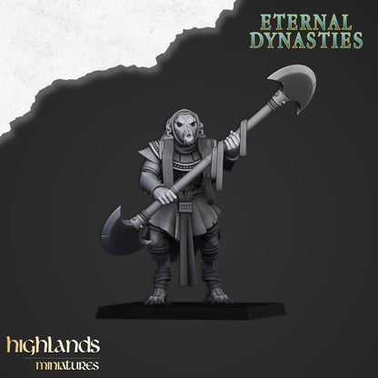 Eternal Dynasties Anubis Guard with Halberds 3x- Highlands Miniatures
