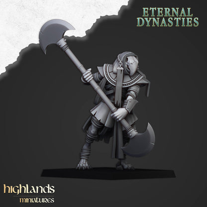 Eternal Dynasties Anubis Guard with Halberds 3x- Highlands Miniatures