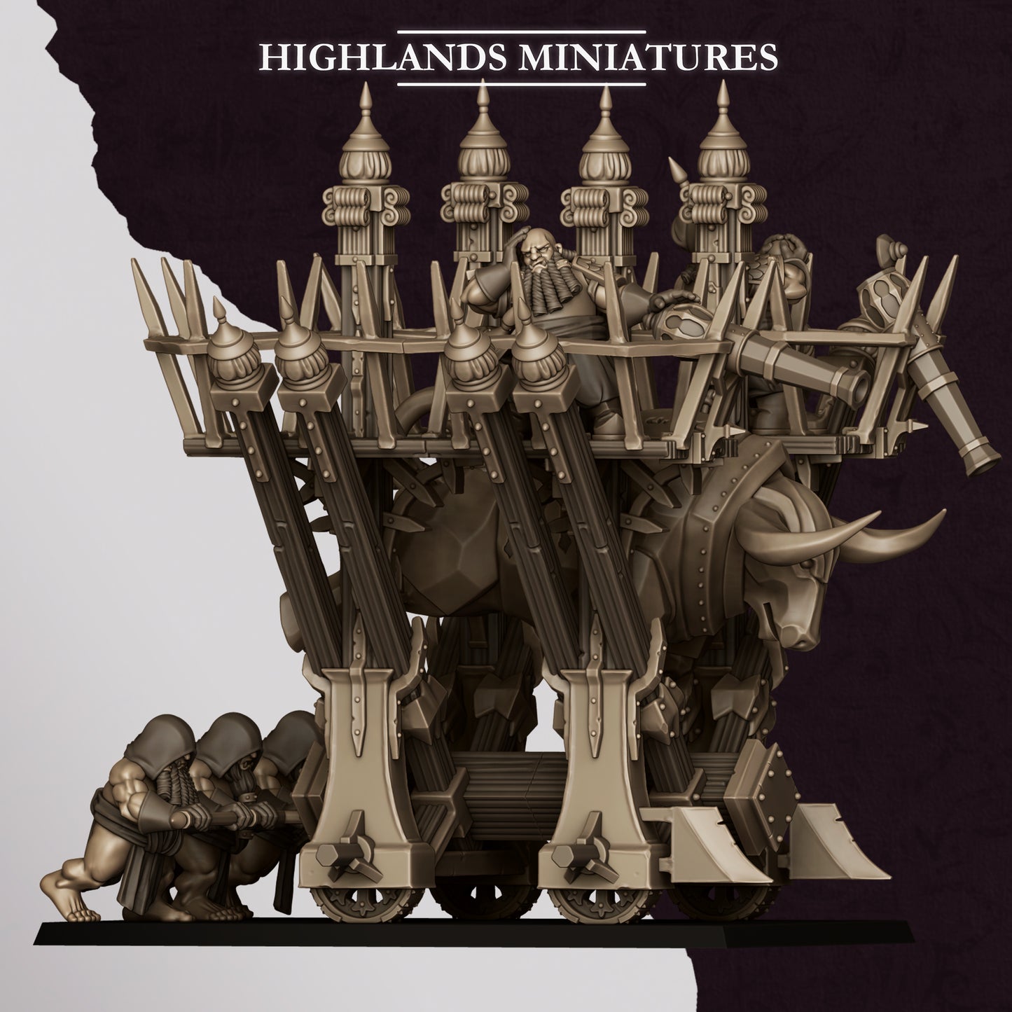 Dwarf Sons of Marduk Blazing Icon - Highlands Miniatures