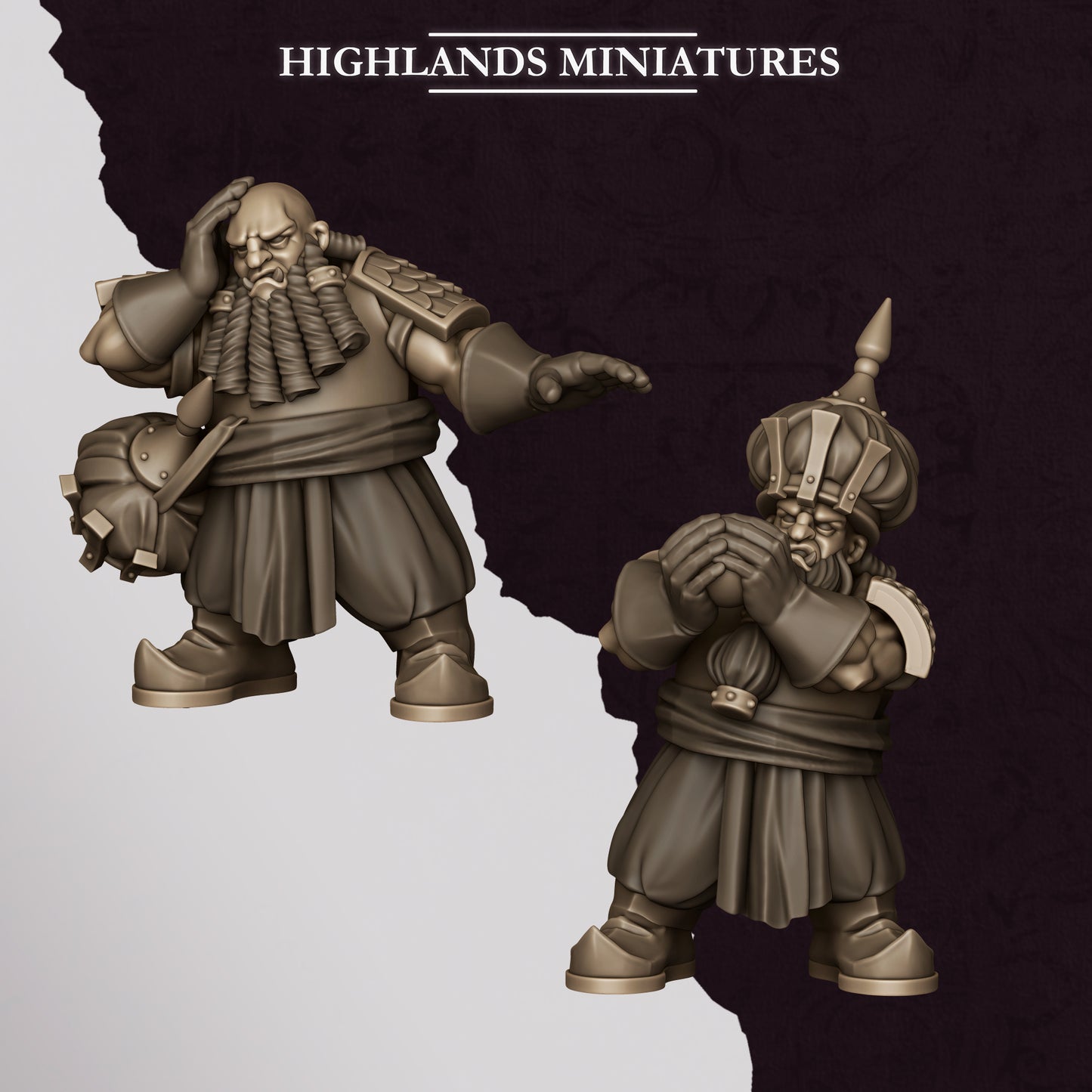 Dwarf Sons of Marduk Blazing Icon - Highlands Miniatures
