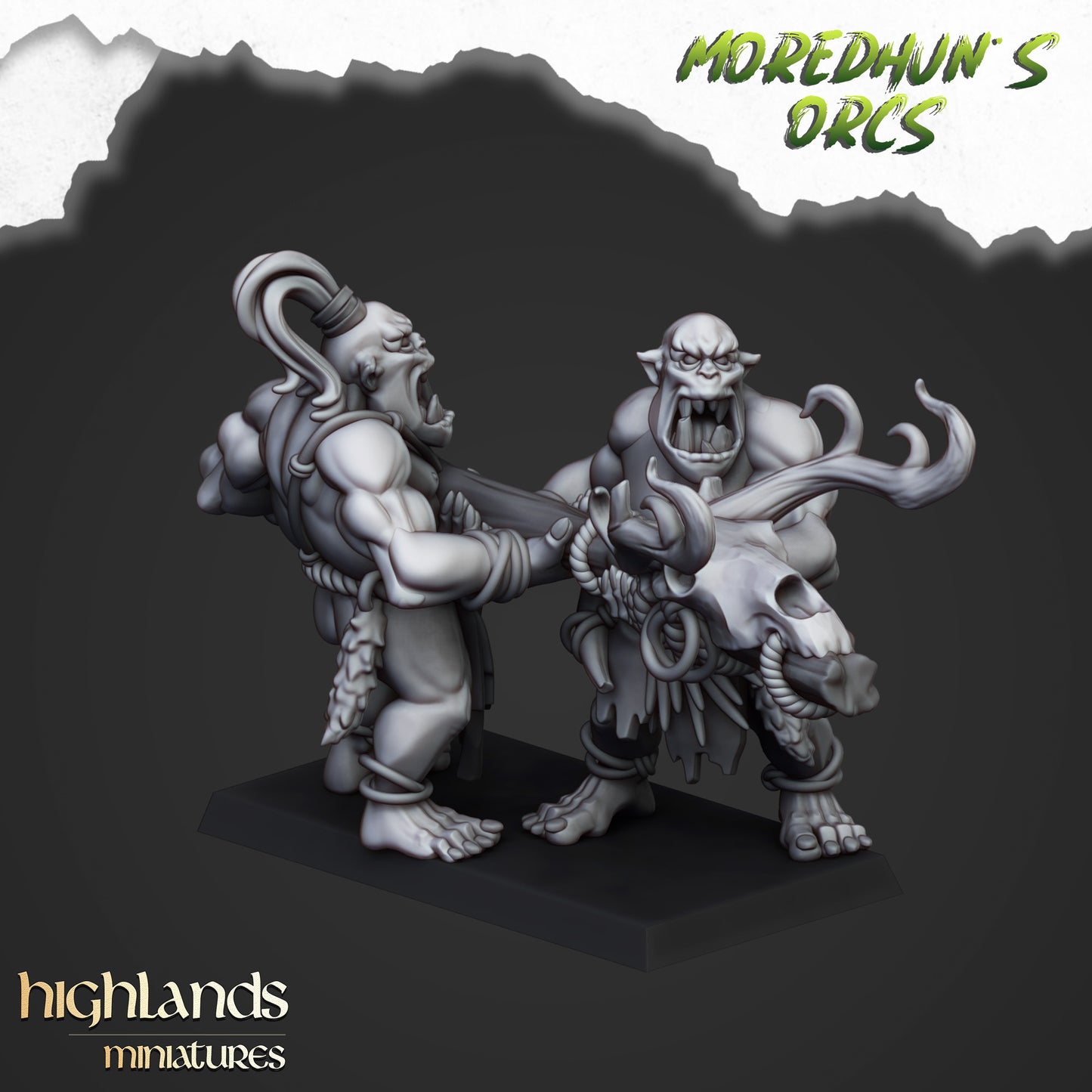 Cave Orcs 6x - Highlands Miniatures