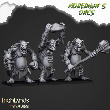 Orcs Cave Trolls - Highlands Miniatures