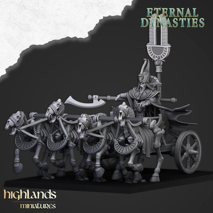 Eternal Pharaoh Chariots 1x - Highlands Miniatures