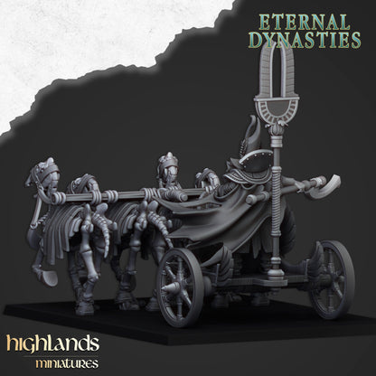 Eternal Pharaoh Chariots 1x - Highlands Miniatures