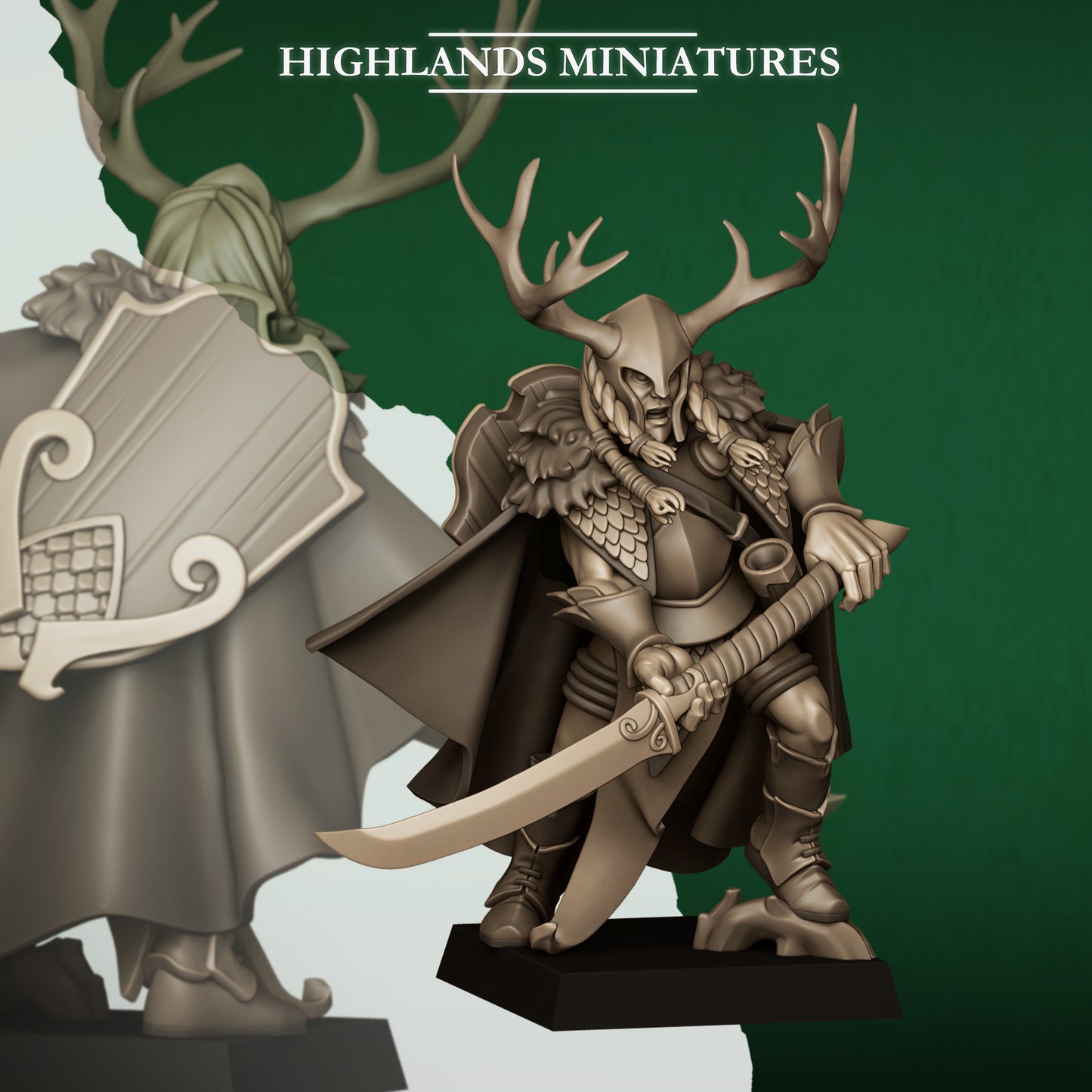 Feral Elves Highborn - Highlands Miniatures