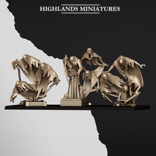 Transilvanya Ghosts Swarms  3x - Highlands Miniatures