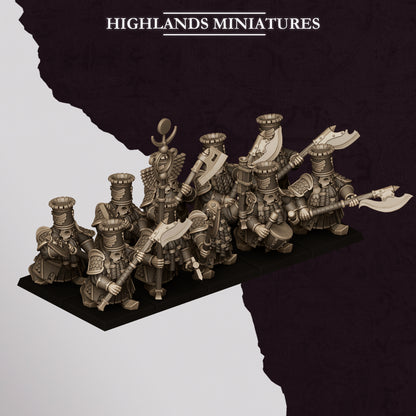 Dwarf Sons of Marduk Heavy Guard Unit 10x - Highlands Miniatures