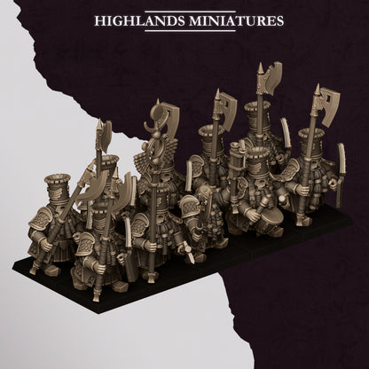 Dwarf Sons of Marduk Heavy Guard Unit 10x - Highlands Miniatures