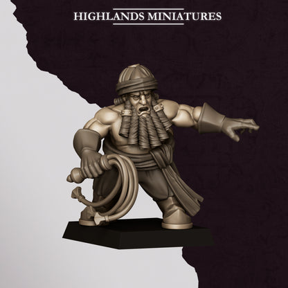 Dwarf Sons of Marduk Rocket Launcher - Highlands Miniatures