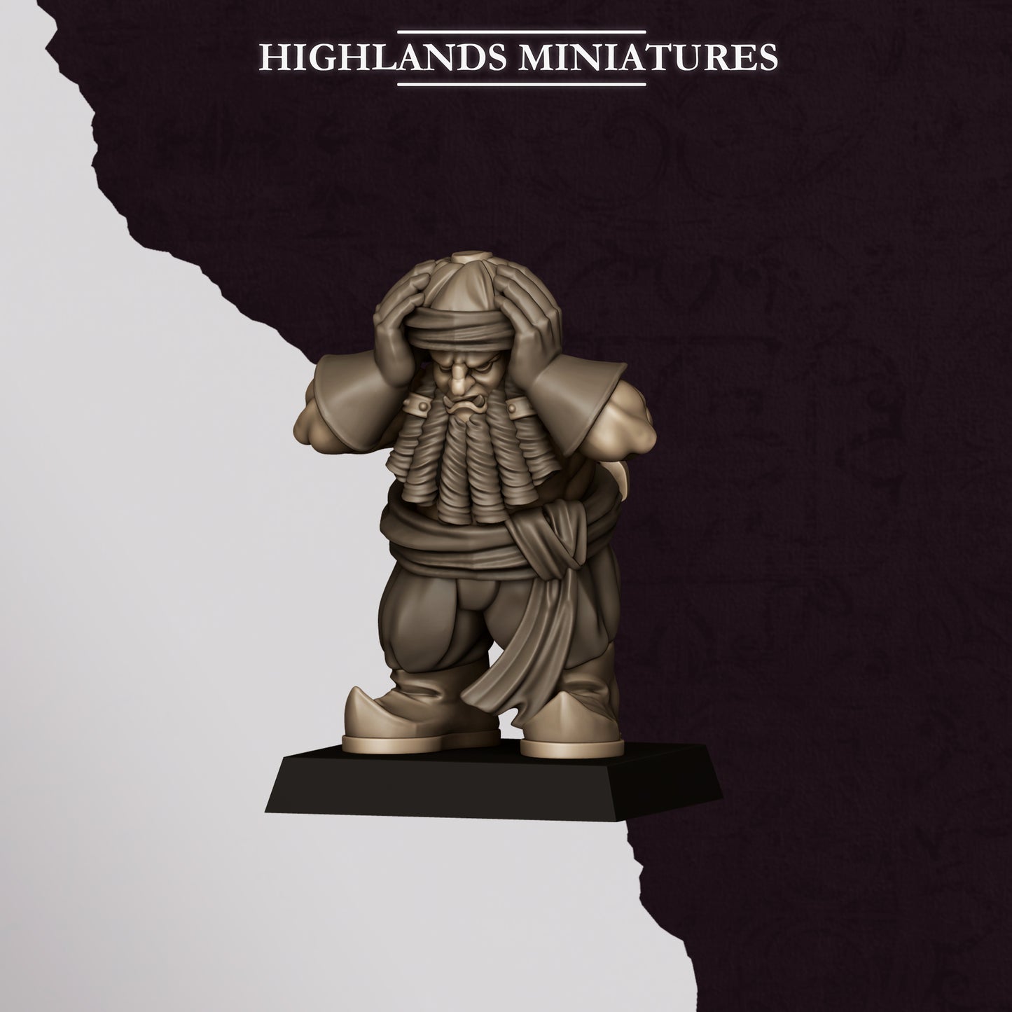 Dwarf Sons of Marduk Rocket Launcher - Highlands Miniatures