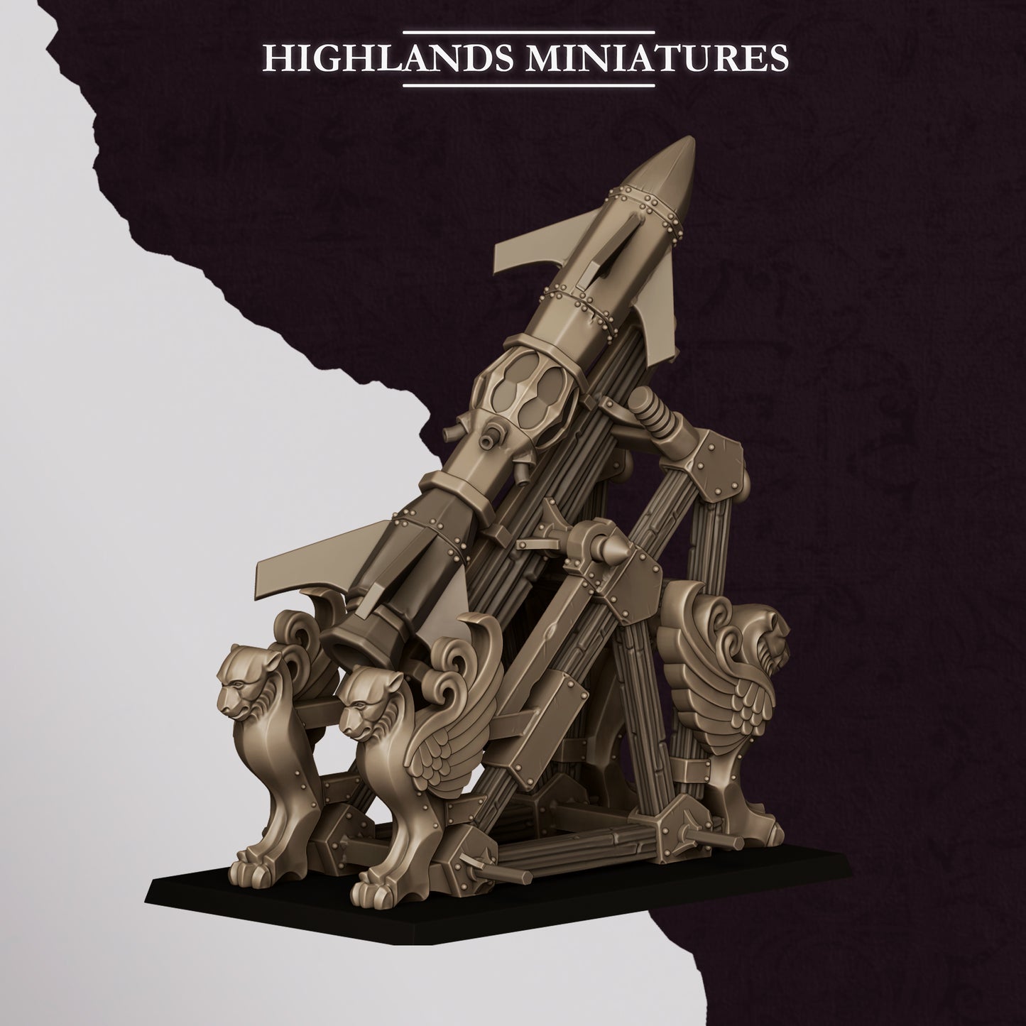Dwarf Sons of Marduk Rocket Launcher - Highlands Miniatures