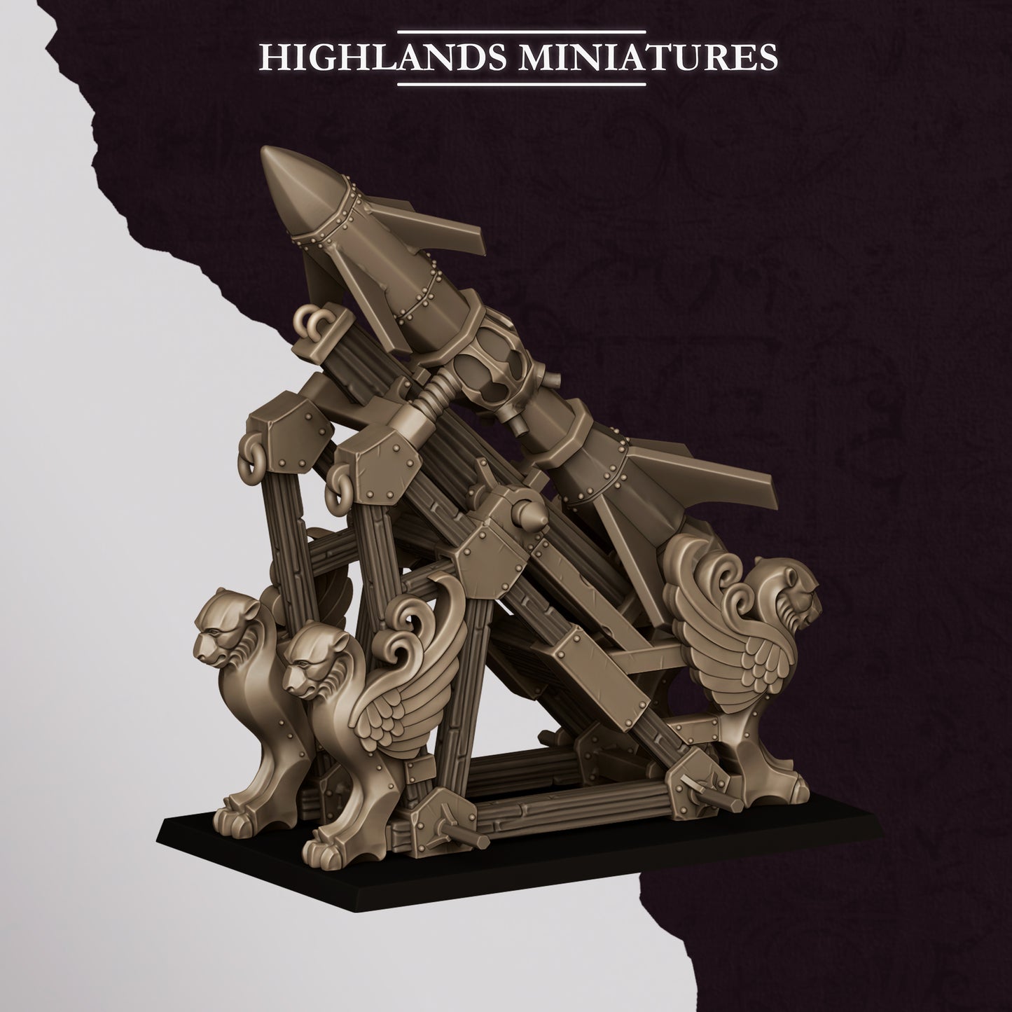Dwarf Sons of Marduk Rocket Launcher - Highlands Miniatures