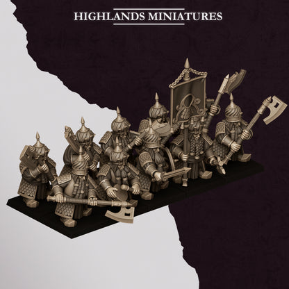 Dwarf Sons of Marduk Warriors Unit 10x - Highlands Miniatures