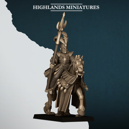 Mounted Aegean Mage on Horse  - Highlands Miniatures