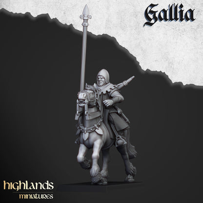 Gallia Mounted men at arms - Highlands Miniatures