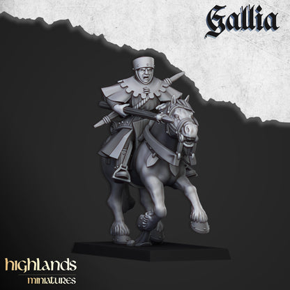 Gallia Mounted men at arms - Highlands Miniatures