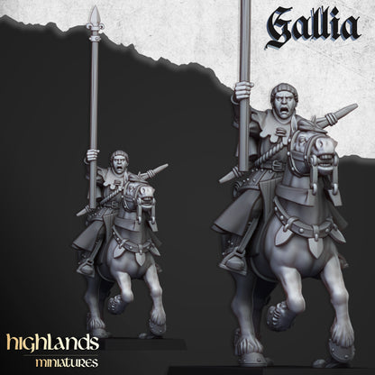Gallia Mounted men at arms - Highlands Miniatures
